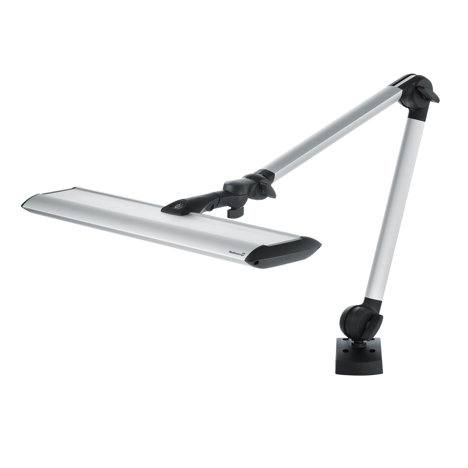 Taneo Led Task Light, Double Arm – Clamp Hospital equipment led task light, double arm – clamp.