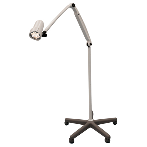 Halux Led N50 Exam Light-1 P Fx, 4400k, Double Arm – Roller Stand Led Exam Light Hospital Equipment